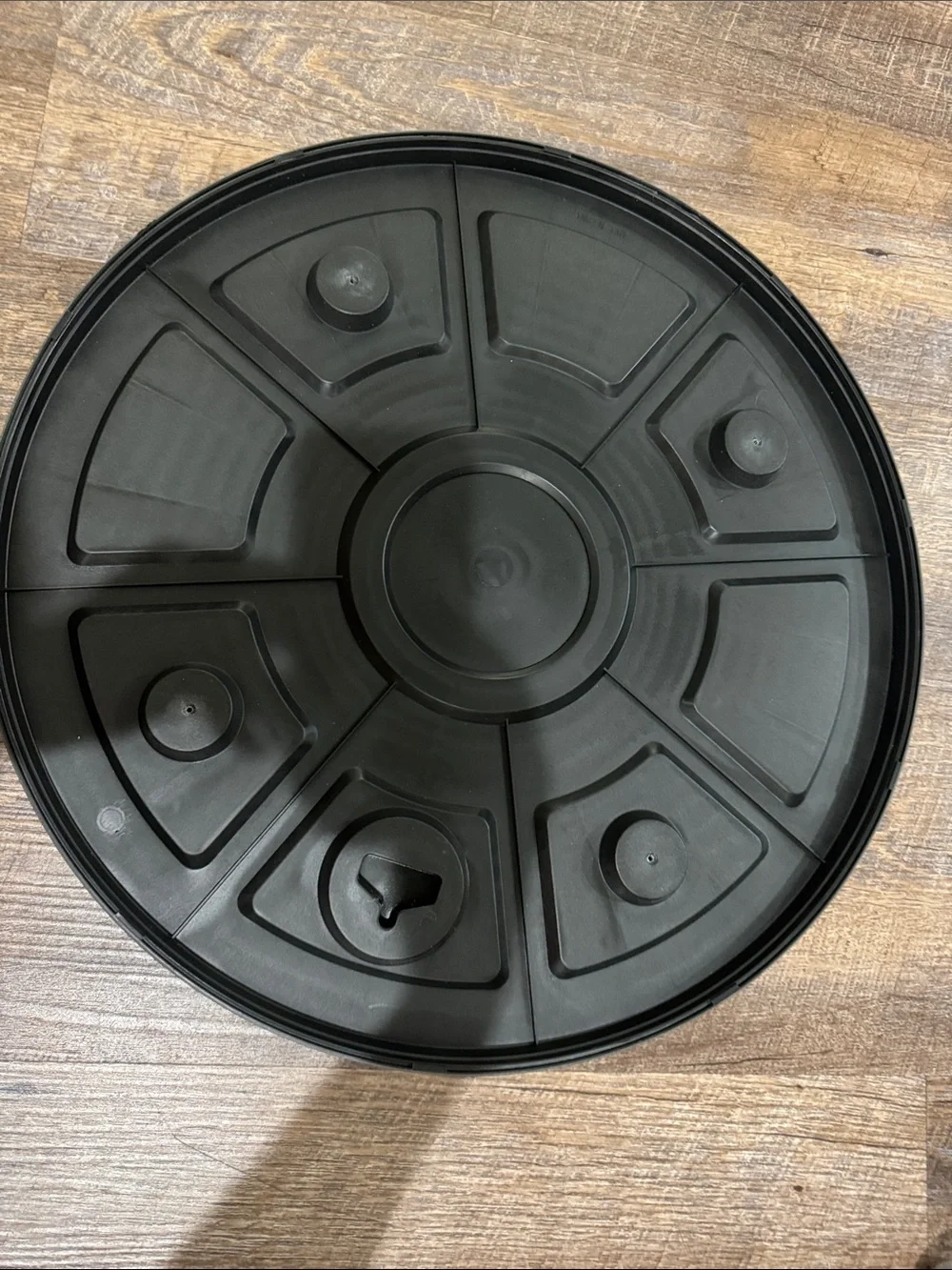 Minimalist Round Black Wall Mirror - Modern Home Accent